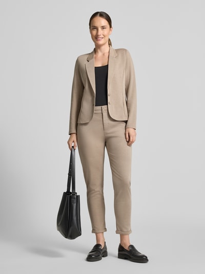 FREE/QUENT żakiet o kroju slim fit z dodatkiem wiskozy model 'NANNI' Szarobrązowy 1