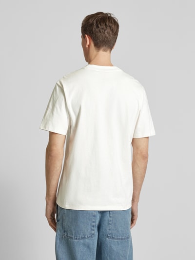 HUGO T-shirt met ronde hals, model 'Dapolino' Offwhite - 5