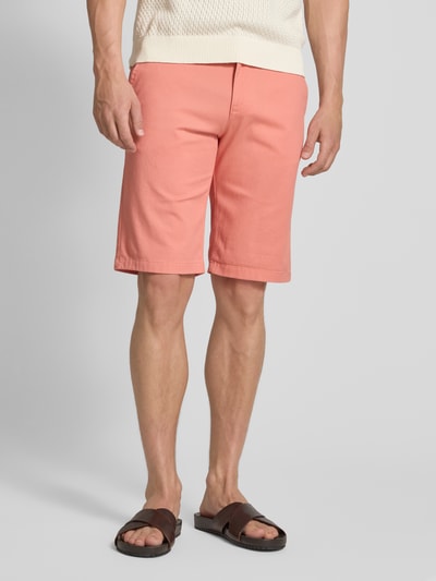 Tom Tailor Szorty chinosy o kroju slim fit z mieszanki bawełny Różowy 4