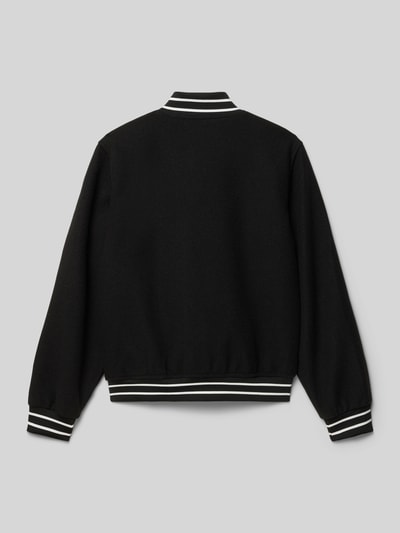 s.Oliver RED LABEL Kurtka baseballowa o kroju regular fit z dodatkiem wiskozy  Czarny 3