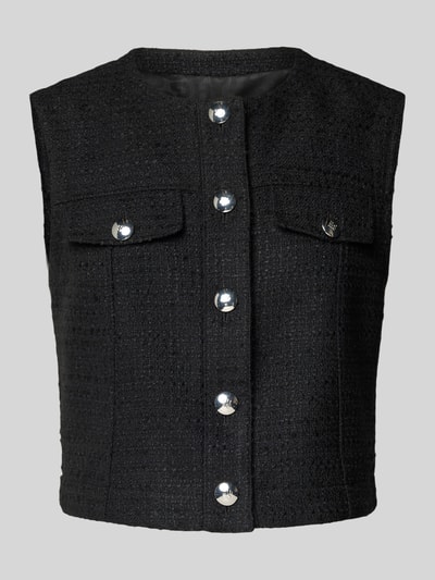 HUGO Weste mit Strukturmuster Modell 'Anoukari' Black 2