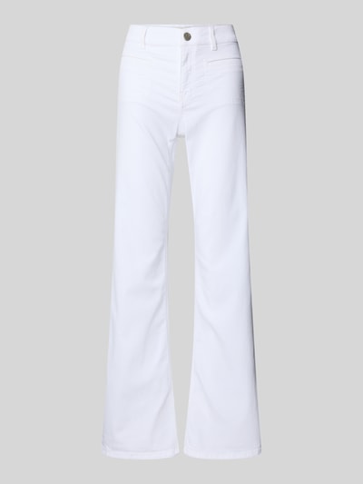 OPUS PANTS Flared cut jeans met steekzakken, model 'Melly fresh' Wit - 2