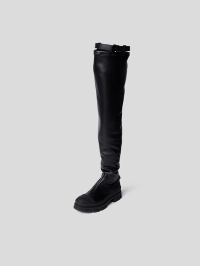 Philosophy di Lorenzo Ser Overknees mit Riemen Schwarz 2