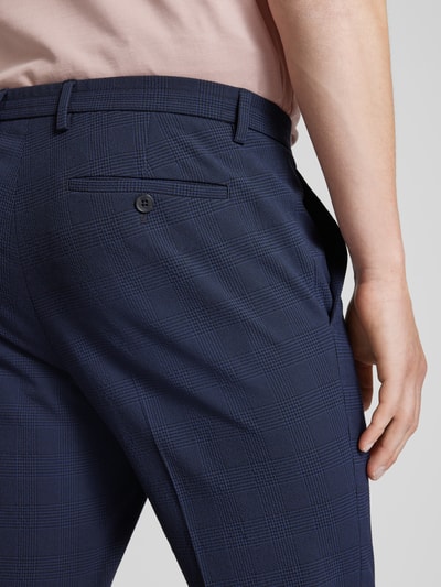 MCNEAL Pantalon met bandplooien Marineblauw - 3