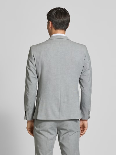 s.Oliver BLACK LABEL Slim Fit Sakko in feinem Webmuster Hellgrau 5