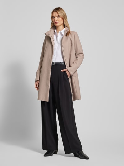 Christian Berg Woman Selection Jas met opstaande kraag Taupe - 1