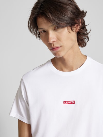 Levi's® T-shirt z naszywką z logo Biały 3