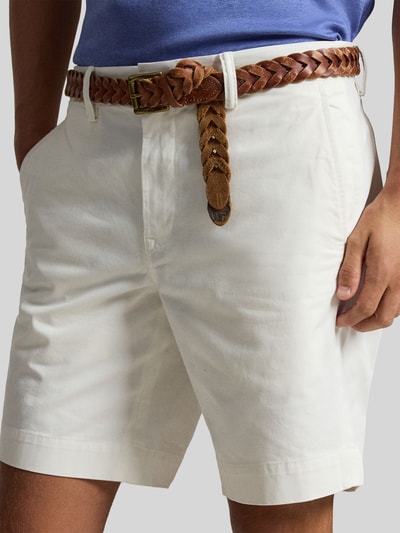 Polo Ralph Lauren Regular Fit Bermuda aus reiner Baumwolle Weiss 3