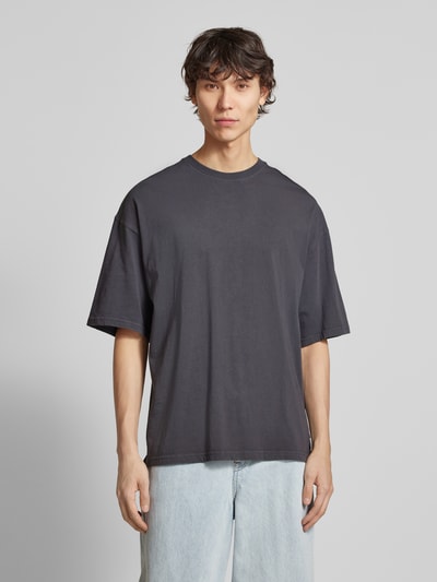 Jack & Jones T-Shirt mit geripptem Rundhalsausschnitt Modell 'CHARGE' Mittelgrau 4