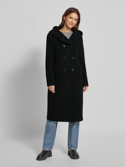 Gil Bret Wollmantel mit Kaschmir-Anteil Black 4