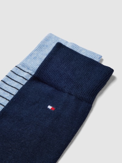 Tommy Hilfiger Sokken met logostitching in een set van 2 paar Lichtblauw - 2