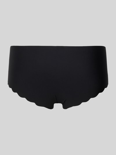 Skiny Slip mit gewellten Abschlüssen Black 3