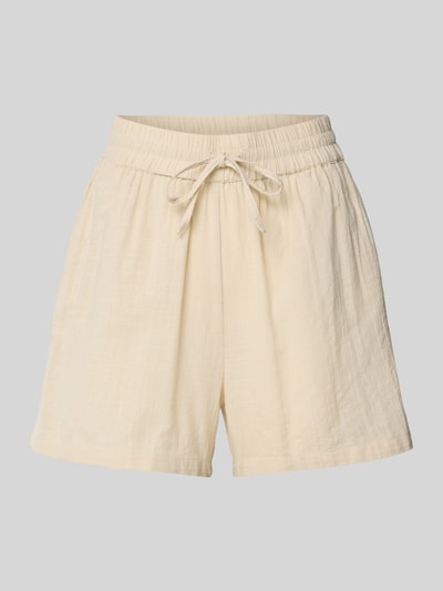 Only Loose Fit Shorts aus reiner Baumwolle Modell 'TIZANA' Beige 2