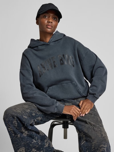 Anine Bing Oversized Sweatshirt mit Logo-Print Anthrazit 3