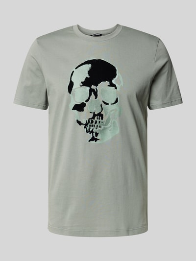 Antony Morato T-Shirt mit Motiv-Print Hellgruen 2