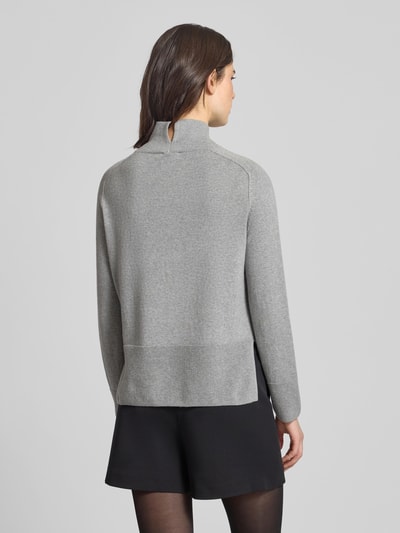 Tom Tailor Regular fit coltrui van een mix van katoen en kasjmier Middengrijs - 5