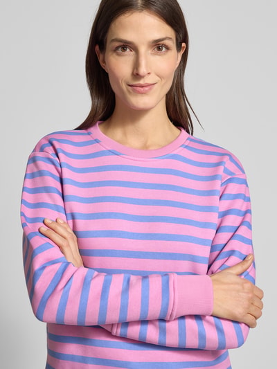 Christian Berg Woman Regular Fit Sweatshirt aus Baumwoll-Mix Rosa 3