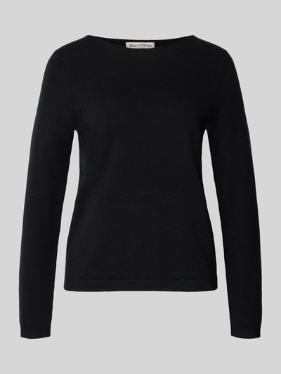 Marc O'Polo Regular Fit Strickpullover mit Schurwoll-Anteil Black 2