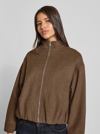 Neo Noir Bomberka ze stójką model ‘Florine’ Jasnobrązowy 3