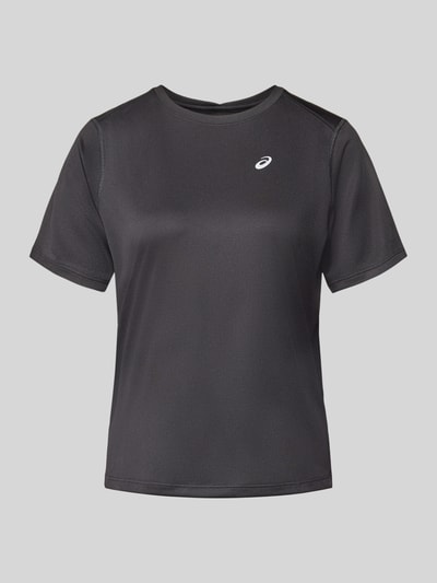 ASICS T-Shirt mit Rundhalsausschnitt und Logo-Print Black 1