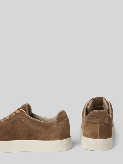 Marc O'Polo Low Top Sneaker aus echtem Rindsleder Taupe 2