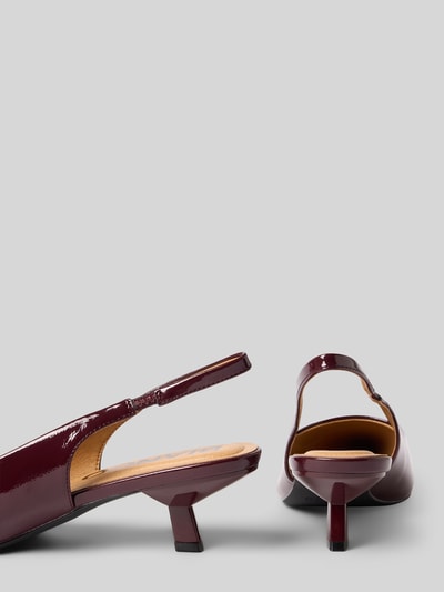 BIANCO Pumps mit offener Ferse Bordeaux 2
