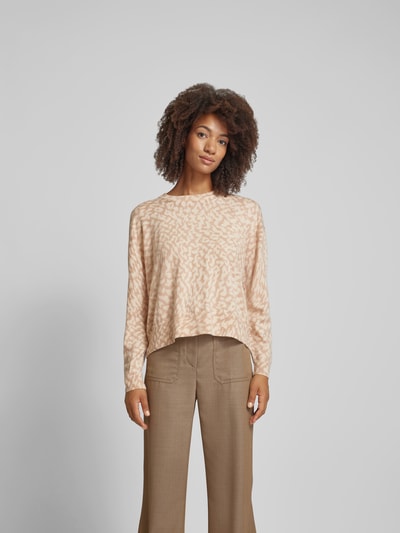 Lala Berlin Pullover in Strick-Optik Beige 4