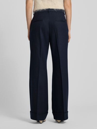 Brax Regular fit stoffen broek van scheerwolmix, model 'STYLE.MAINE' Marineblauw - 5