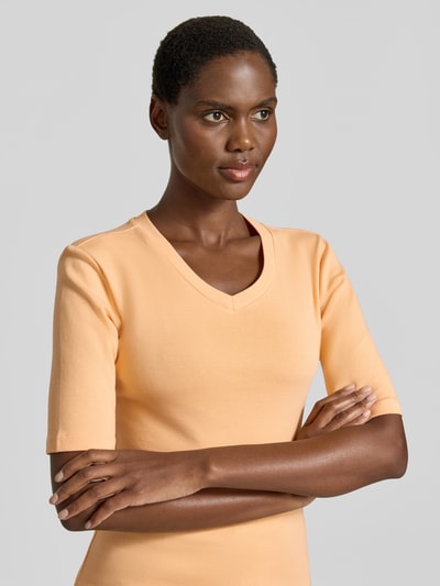 Christian Berg Woman T-Shirt mit Rundhalsausschnitt Dunkelorange 3