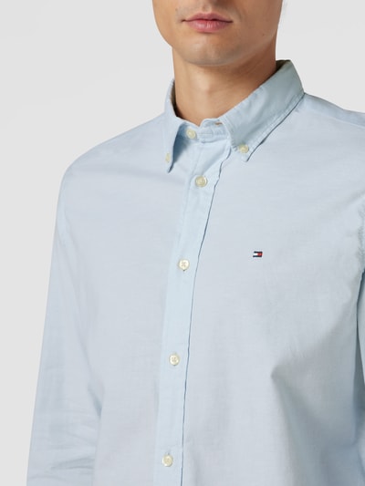 Tommy Hilfiger Freizeithemd mit Button-Down-Kragen Modell 'OXFORD' Hellblau 3