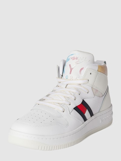 Tommy Jeans High Top Sneaker mit Label-Details Weiß 2