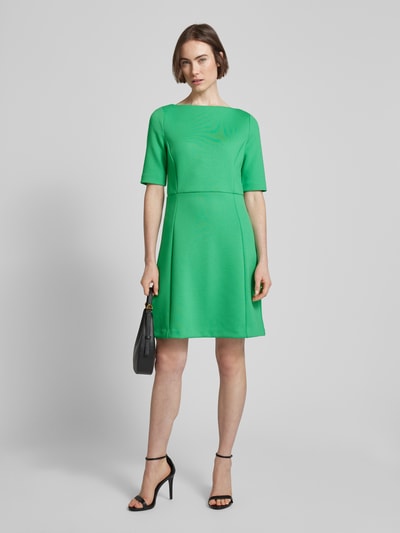 Zero Knielange jurk met boothals Groen - 1