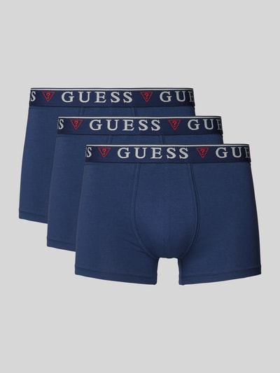 Guess Boxershort met elastische band in een set van 3 stuks, model 'BRIAN HERO' Marineblauw - 1