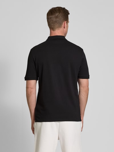 HUGO Poloshirt mit Label-Print Modell 'Donos' Black 5