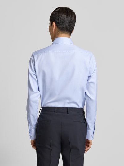 ETERNA Modern Fit Business-Hemd mit Haifischkragen Bleu 5