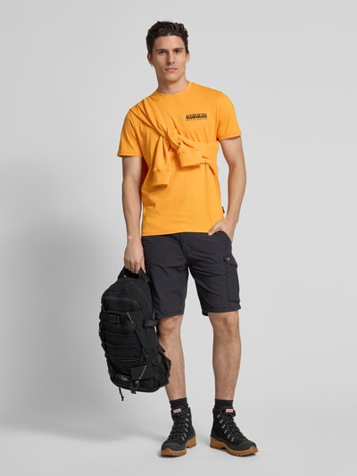 Napapijri T-Shirt mit Rundhalsausschnitt Modell 'VIGNONI' GELB 1
