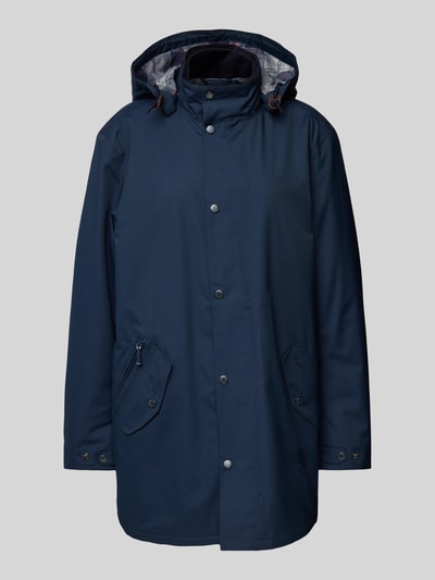 Barbour Functioneel jack met ritsvakken, model 'CHELSEA MAC' Marineblauw - 2