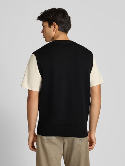 Dickies Stricktop mit Label-Stitching Modell 'SUMMERDALE' Black 5