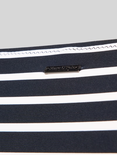 Marc O'Polo Bikinibroekje met labelapplicatie model 'ESSENTIALS BRIEF' Donkerblauw - 2