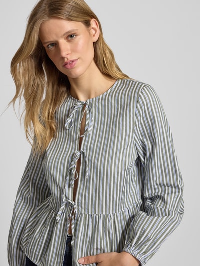 Marc O'Polo Denim Bluzka o kroju regular fit z czystej bawełny Khaki 3