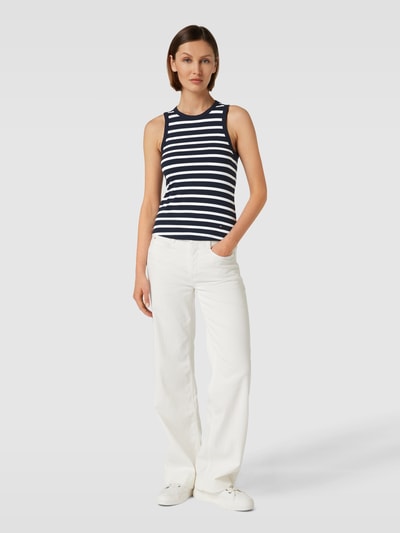 Tommy Hilfiger Top in Feinripp-Optik Marine 1