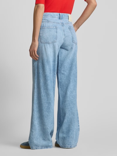 Cambio Wide leg jeans met steekzakken, model 'ALEK' Bleu - 5