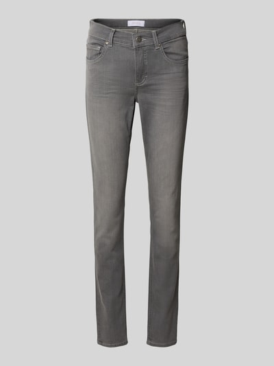 Angels Skinny fit jeans in 5-pocketmodel Donkergrijs - 2