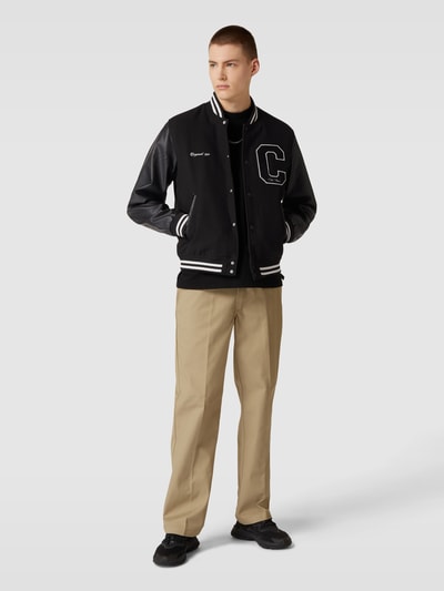 Jack & Jones Collegejack met labeldetail Zwart - 1