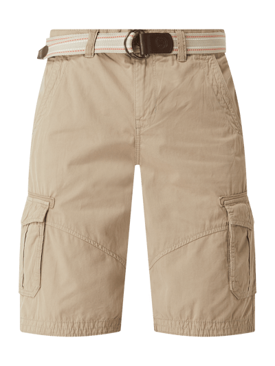 Lerros Cargoshorts mit Gürtel  Khaki 2