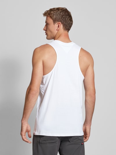 Tommy Jeans Tanktop mit Label-Print Weiss 5