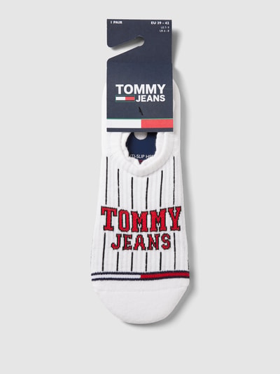 Tommy Jeans Skarpetki stopki z detalem z logo model ‘FOOTIE’ Biały 3