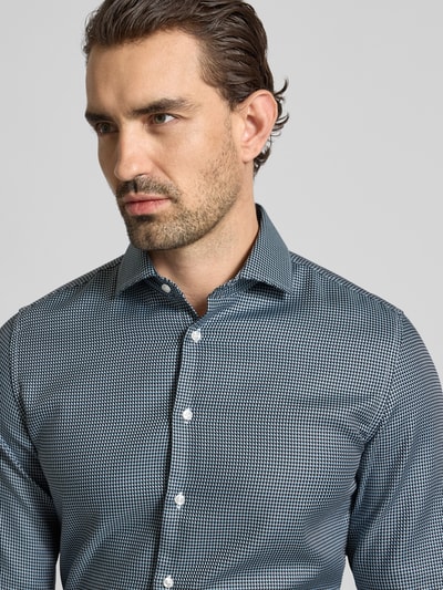 SEIDENSTICKER Slim fit zakelijk overhemd met kentkraag Groen - 3