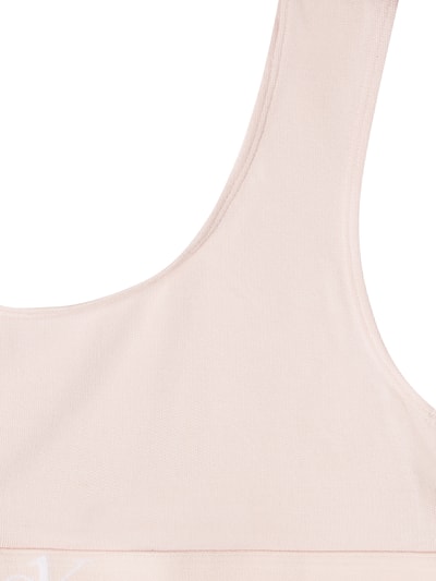 CK One Bustier mit Logo-Muster  Hellrosa 2