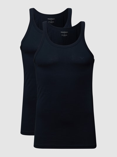 Emporio Armani Tanktop aus Baumwolle im 2er-Pack Marine 2